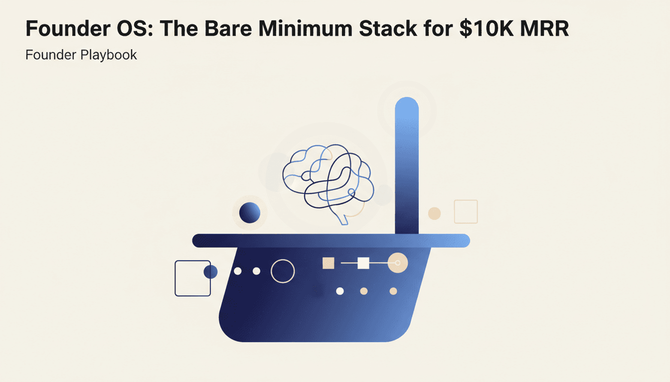 Founder OS: The Bare Minimum Stack for $10K MRR